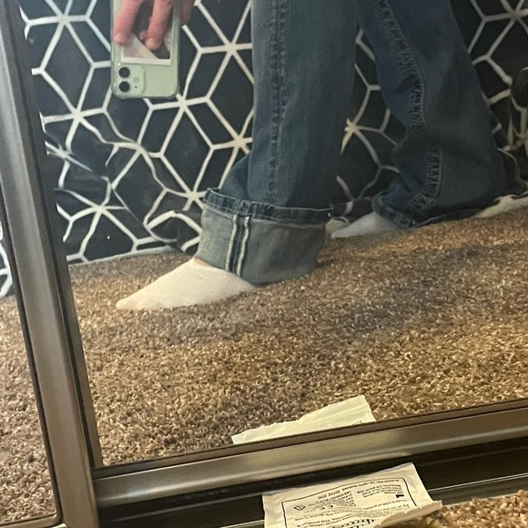 Miss Me 90s Skinny Bootcut Jeans Pocket Embroidery 💙🤍 - Picture 13 of 16